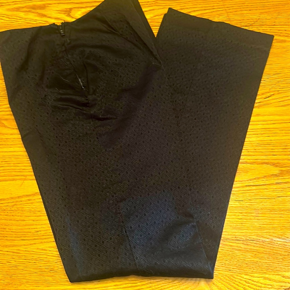 Pants ladies dress side zipper Sz 5-7 Waist 28length32 black flare